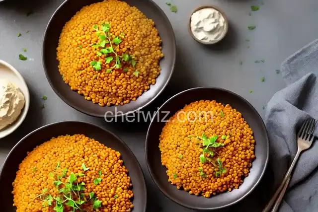 Sprouted Red Lentils