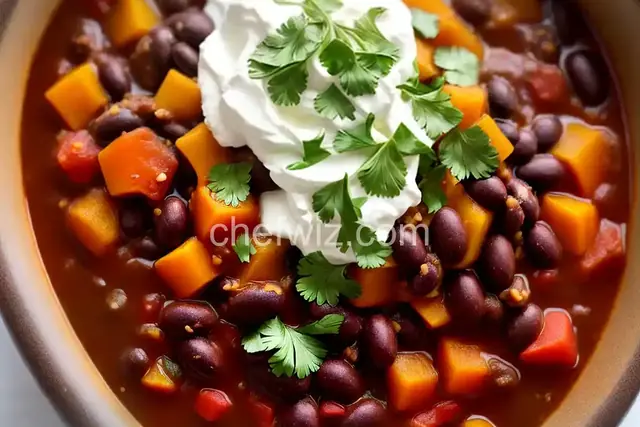 Squash-Black Bean Chili