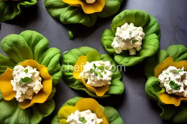 Squash Blossoms Stuffed With Ricotta