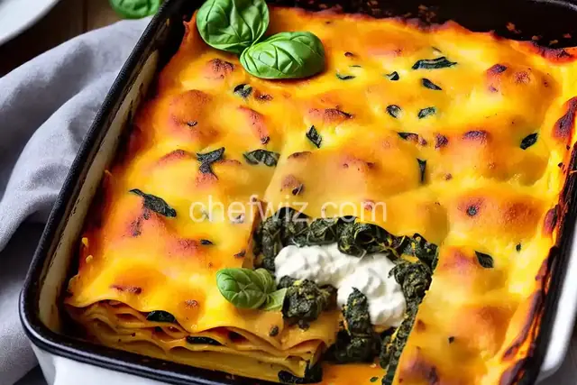 Squash and Spinach Lasagna