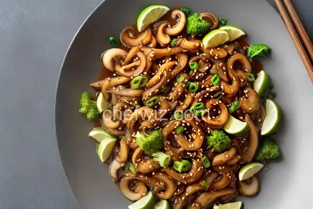 Squid with Ginger-Soy Sauce Marinade