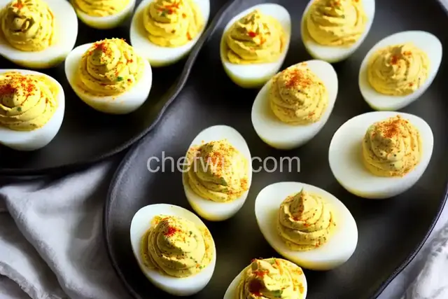 Sriracha Deviled Eggs