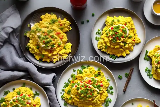 Sriracha Scrambled Eggs