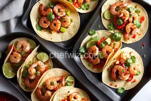 Sriracha Shrimp Tacos