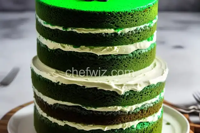 St. Patrick's Day Green Velvet Layer Cake