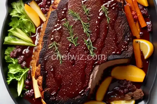 Standing Rib Roast with Cabernet au Jus
