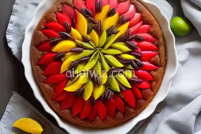 Star Fruit Upside-Down Cake