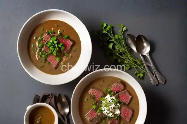 Steak Au Poivre Soup