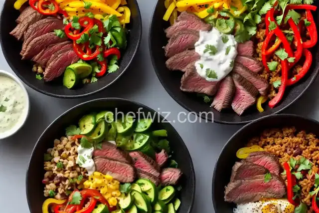 Steak Fajita Power Bowls