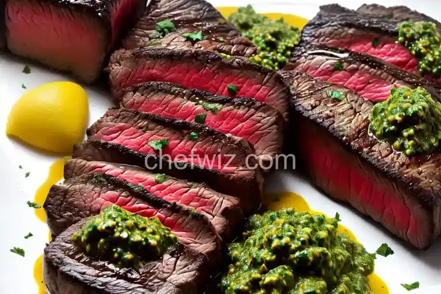 Steak Gaucho-Style with Argentinian Chimichurri Sauce