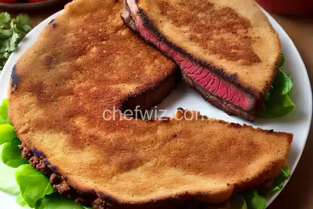 Steak Milanesa Torta