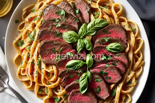 Steak Pizzaiola Pasta
