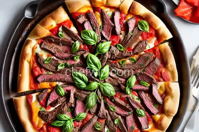 Steak Pizzaola with The Works