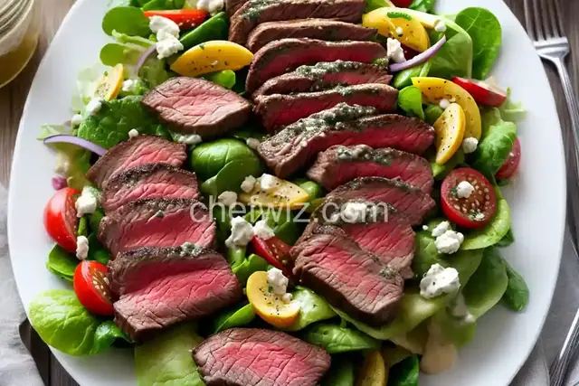 Steak Salad with Horseradish Dressing