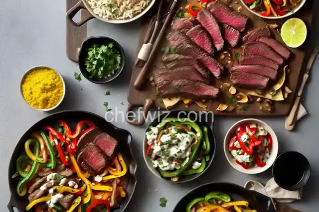 Steak and Chicken Fajitas