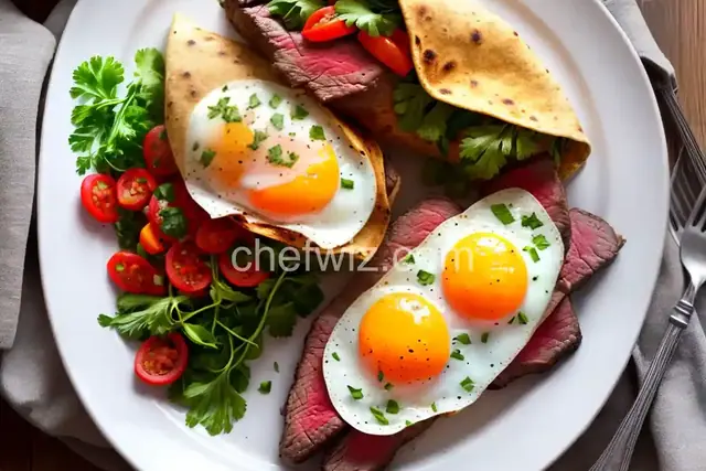 Steak and Egg Burrito