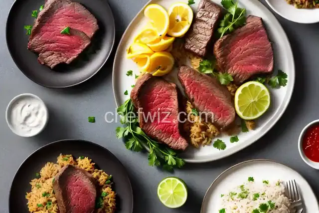 Steak and Lima Rice