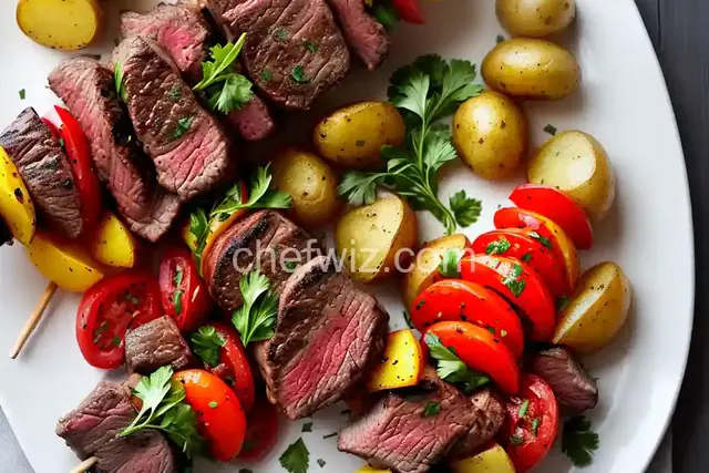 Steak and Potato Kebabs