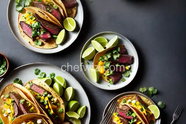 Steak and Potato Tacos with Poblano Chilies