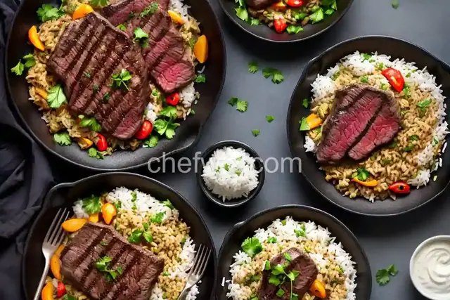 Steak and Rice