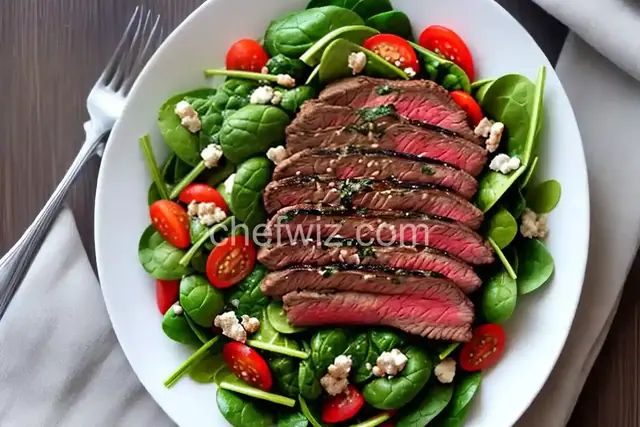 Steak and Spinach Salad