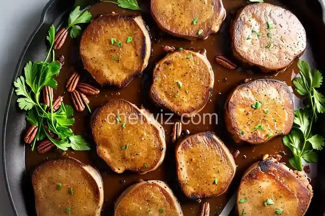 Steakhouse Pecan Pork Chops