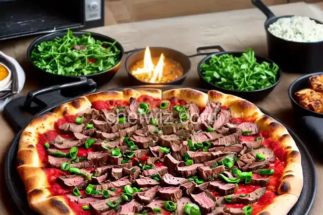 Steakhouse Steak in a Pizza Oven