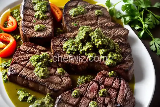 Steaks with Chimichurri