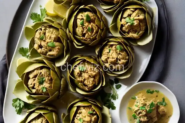 Steamed Artichokes with Garlic Butter