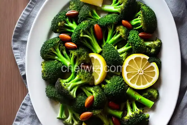 Steamed Broccoli with Olive Oil, Garlic, and Lemon