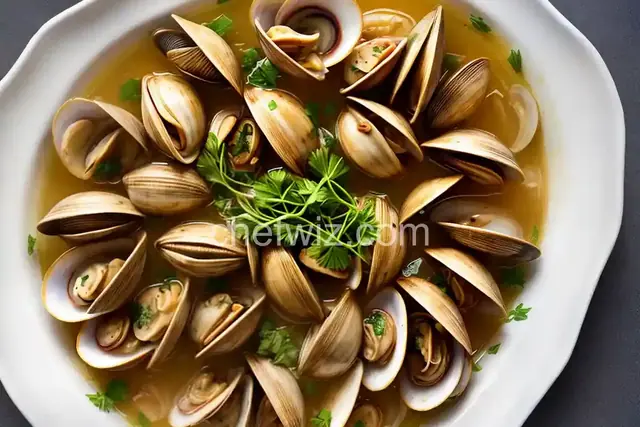 Steamed Clams in Butter and Sake