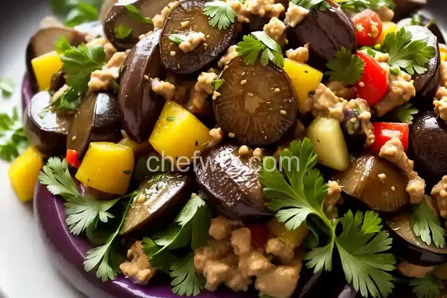 Steamed Eggplant Salad