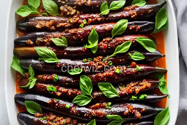 Steamed Eggplant