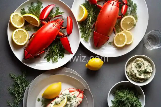 Steamed Lobster with Lemon-Herb Butter