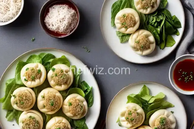 Steamed Pork Buns with Hoisin Dipping Sauce