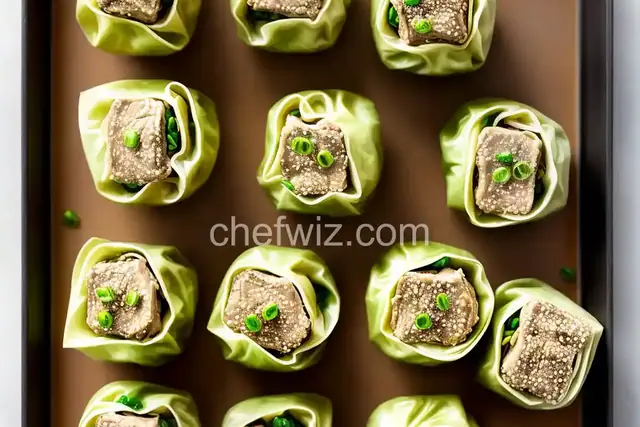 Steamed Pork-and-Mushroom Shumai