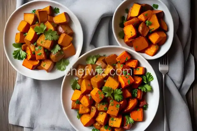 Steamed Sweet Potatoes
