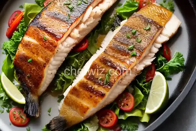 Steamed Walleye (Pickerel) on the Grill
