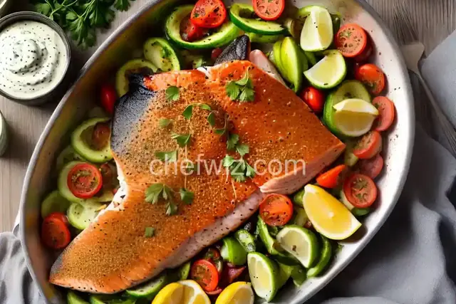 Steelhead Trout Bake with Dijon Mustard