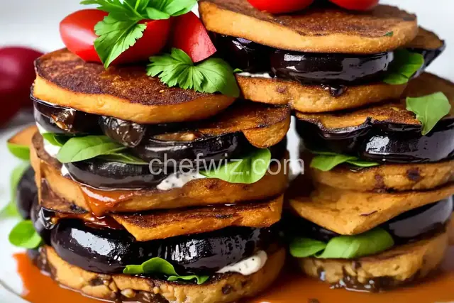 Steve's Eggplant Stack