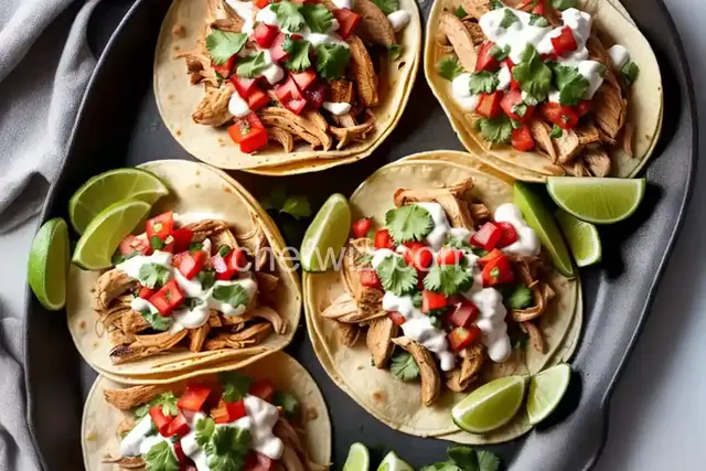 Steve's Roasted Chicken Soft Tacos