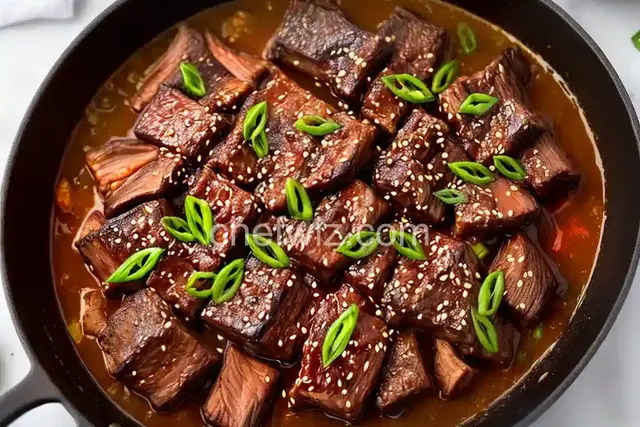 Stewed Korean Short Ribs (Kalbi Jim)