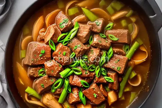 Stewed Pork Bung (Large Intestine)