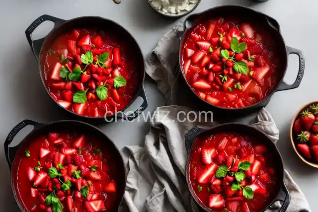 Stewed Strawberry and Rhubarb