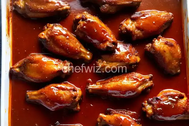 Sticky Baked Chicken Wings