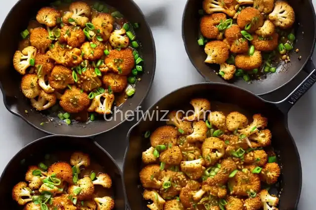 Sticky Crispy Cauliflower