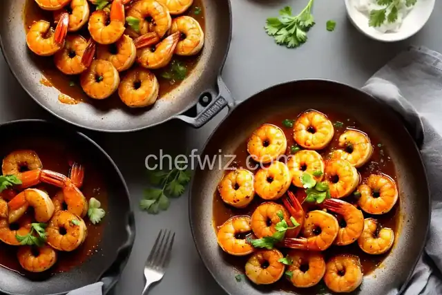 Sticky Crispy Orange Shrimp