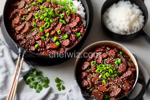 Sticky Rice with Chinese Sausage
