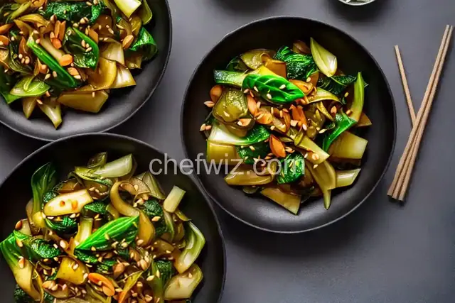 Stir-Fried Bok Choy with Ginger and Garlic