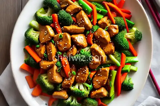 Stir-Fried Chicken and Vegetables